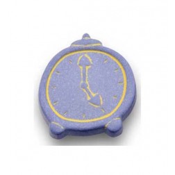 Pomo Infantil Nilon Estamp Reloj Azul