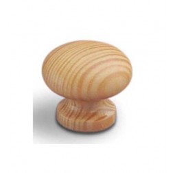 Pomo Madera Estamp Haya Transparente