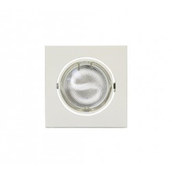 Empotrable Bajo Consumo Cuadrado 11W Blanco