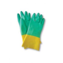 Guante Bicolor Latex Flocado Juba T 10/10 Â½