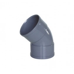 Codo Hembra-Hembra 45º Pvc Evacuacion Chh-07 Diam.50