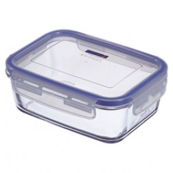 Hermetico Vidrio Rectangular 197 Cl 22x16x7 cm