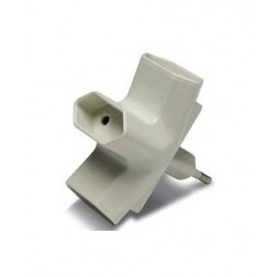 Adaptador 10A Famatel 3 Tomas 250V