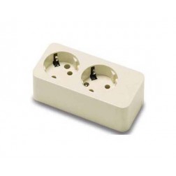 Base Multiple Sin Interruptor Sin Cable Famatel 2 Tomas