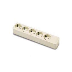 Base Multiple Sin Interruptor Sin Cable Famatel 5 Tomas
