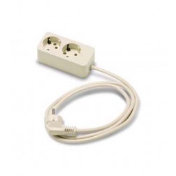 Base Multiple Sin Interruptor Famatel 2 Tomas 1.5Mt
