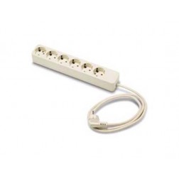 Base Multiple Sin Interruptor 6 Tomas 1.5Mt
