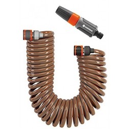 Manguera Espiral Flexible con Accesorios Gardena 15m Diam.9mm