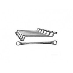 Llave Estrella Acodada, Juego de 8 Piezas Cr / V Ironside de 6x7 A 20x22mm.