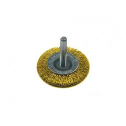 Cepillo Circular Pua Latónada Espiga 6mm Ironside Diam.50/ 0,30