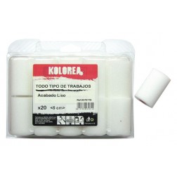Mini Rodillo Recambio Espuma 20 Uds Kolorea 5 cm 