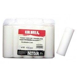 Mini Rodillo Recambio Espuma 10 Uds Kolorea 10 cm 