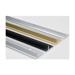 Perfil Aluminio Brass Superior/Inferior Roll25/45 Klein 3 M