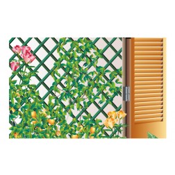 Celosia Extensible Plástico Trelliflex 1x2 M Blanca