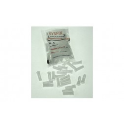 Taco Estriado Blanco (25 Uni) Sysfix 6x22mm