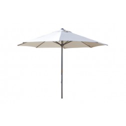 Parasol de aluminio 300cm. Tubo 4,8 blanco