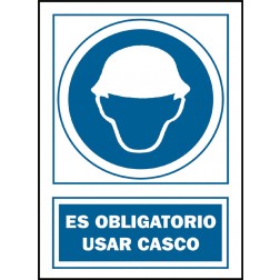 Señal Obligacion Catalan 297X210mm Casc
