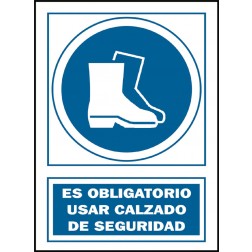 Señal Obligacion Catalan 297X210mm Calã‡At Seguretat