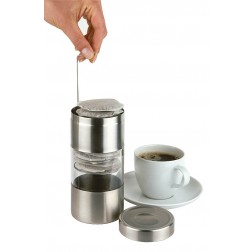 Bote Para Recargas de Cafe Inox