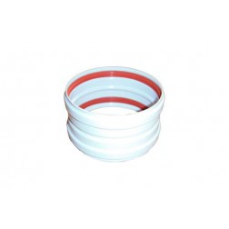 Manguito Estanco Aluminio Blanco Ø100