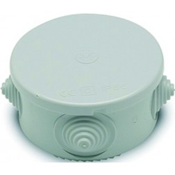Caja Estanca Redonda Ip55 74X50mm Famatel con Conos