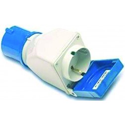 Adaptador Industrial Ip44 2P+T Base 2P