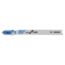 Hoja Sierra Calar Basic Bosch T-118A Metal 92mm 3 Unidades