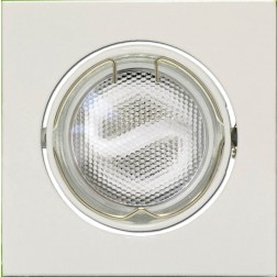 Empotrable Basculante Cuadrado 11W Kit3 Bajo Cons Blanco