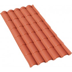 Placa Teja Coppo Life Terracota 208x103 cm 