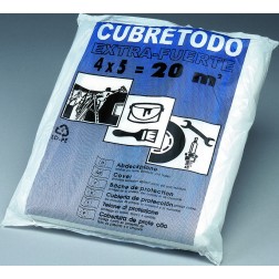 Plástico Cubretodo Grueso Universal 4mx5m 40 Micras