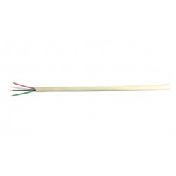 Cable Teléfono Plano 4 Vias Ascable 2,5x4,8 Marfil