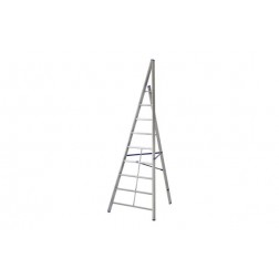 Escalera Triangular Aluminio Trittika 6 Peldaños