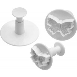 Cortador Fondant Set 3U Agentnova 8258-Mariposa