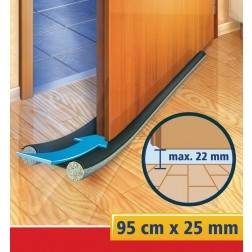 Tesamoll Aislante Bajo Puerta Quita y Pon Gris Tesa Tape 95 cmx25mm 