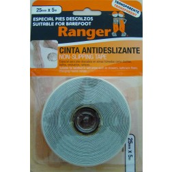 Cinta Antideslizante Transparente Miarco 5 Mx25mm 