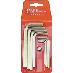 Llave Allen Niquelada Bahco 1998M-9
