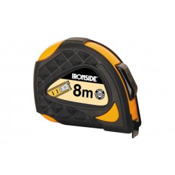 Flexometro Anti Choque con Auto Freno Ironside 8 Mx25mm Cinta Impresa A Dos Caras