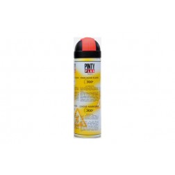 Marcador Fluorescente 360º Spray Naranja T143 Pintyplus Tech 650 Ml