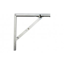 Escuadra Plegable Ligera Cromada 30X30