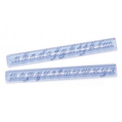 Cortador Abs Alfabeto Minusculas Cursiva