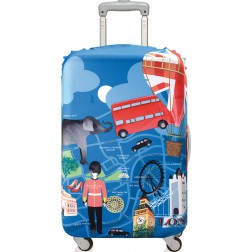 Funda Maleta Decorada 58X65 London