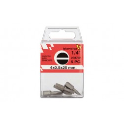 Punta Atornillar Boca Recta 1/4 (2 Uds) Bianditz 8x1,2x25mm