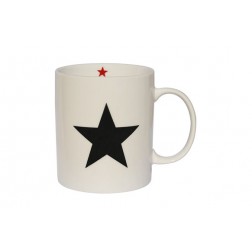 Mug Porcelana Estrella Negra