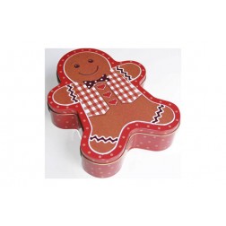Caja Metálica Gingerbreadman Grande