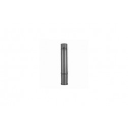 Tubo Extensible P.Simple Inox 316L Pintado Grafito Diam.80x350mm-560mm Pellet