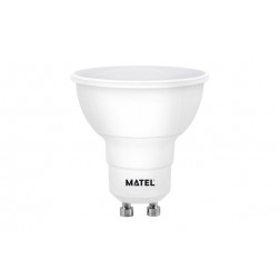 Lámpara Dicroica Led Smd Matel GU10 5W LUZ BLANCA