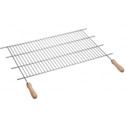 Parrilla Recortable Zinc Mango Madera 80xF40cm (Corte 73-82 cm)