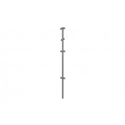 Poste Refuerzo Galvanizado Kit Torres 1/1,3 M
