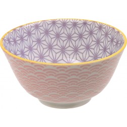 Cuenco Arroz 12 cm Lila/Salmon
