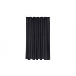 Cortina de Baño Poliester Intense Negro 1,80x2.00 M